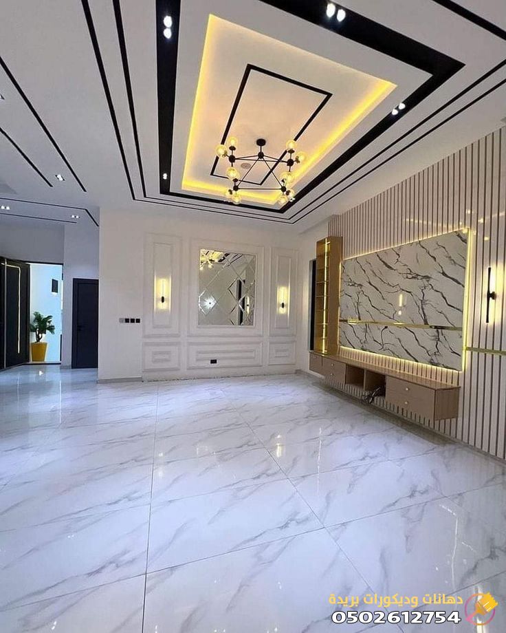 ديكور اسقف مستعار جبس بورد بريدة
